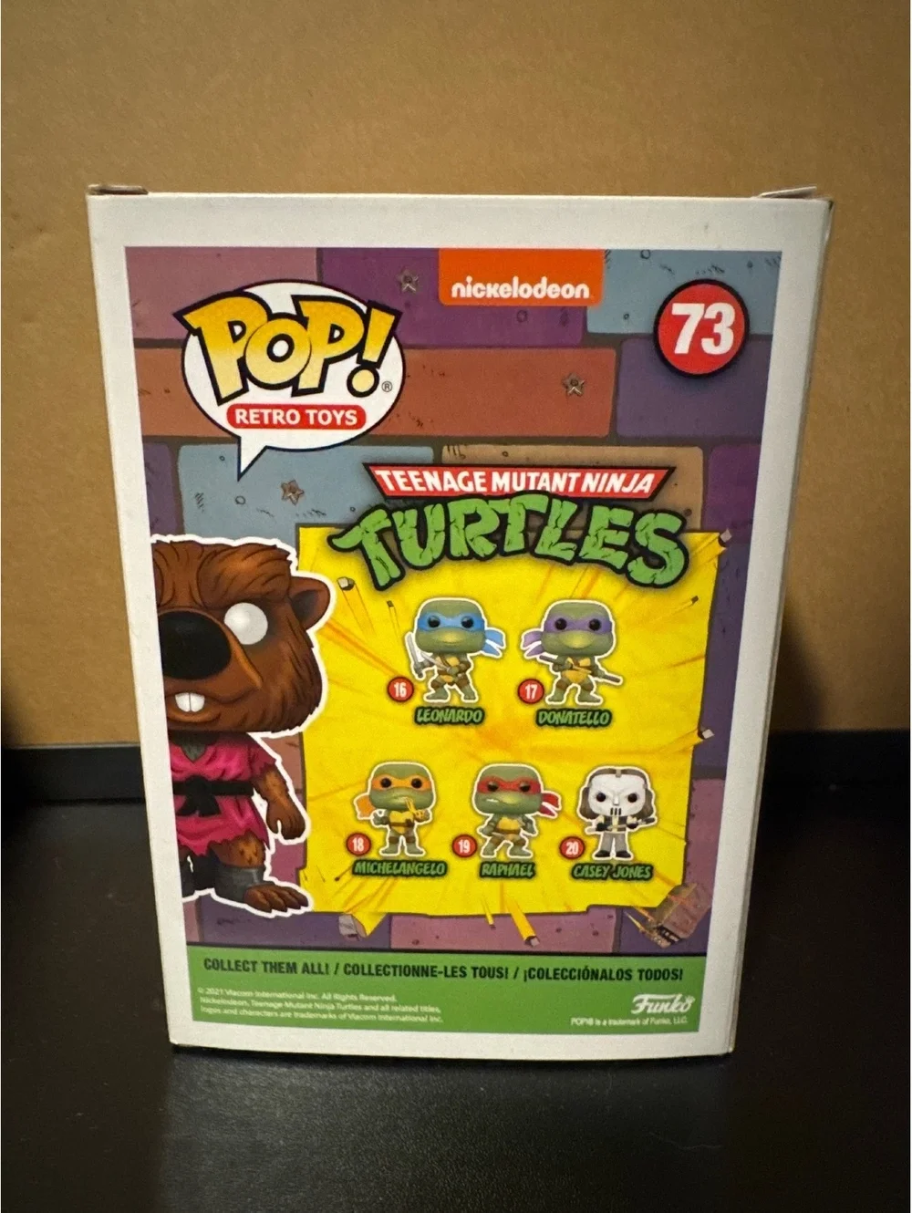 Funko Pop! Retro Toys Teenage Mutant Ninja Turtles Splinter #73 Vinyl Figure